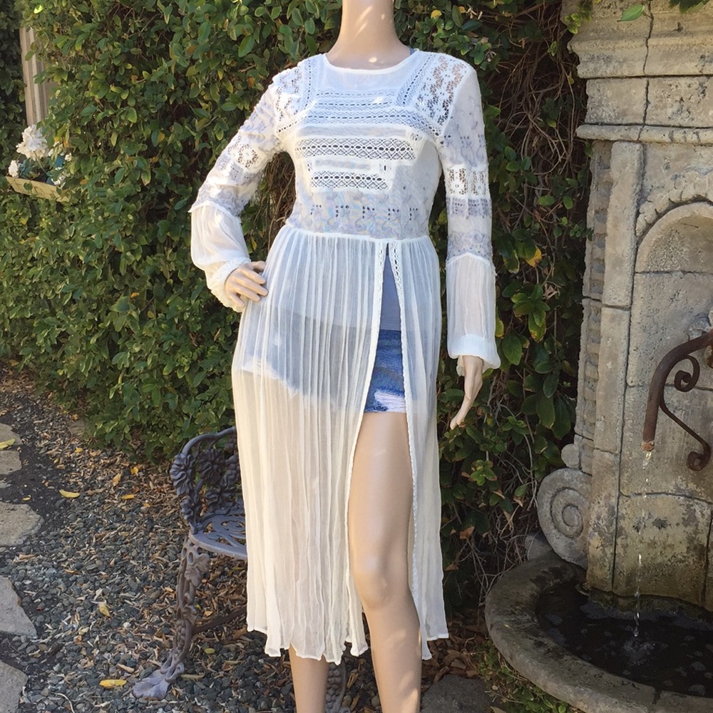 Free People Midi Lace Coverlet